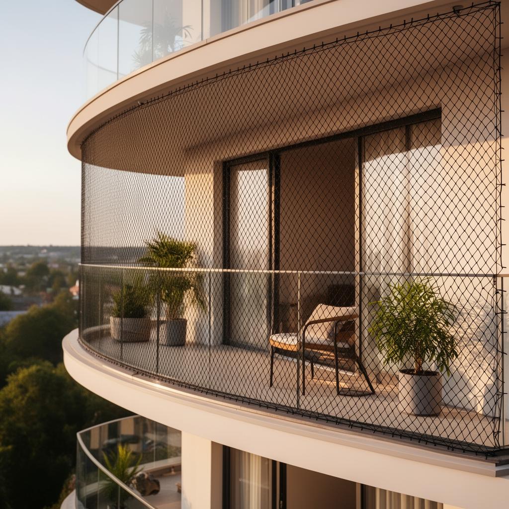 Balcony Safety Nets installation